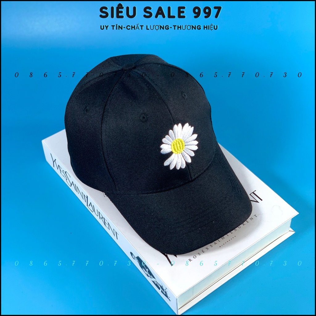 MŨ LƯỠI TRAI HOA CÚC SAM SUM THỜI TRANG NAM NỮ CÁ TÍNH