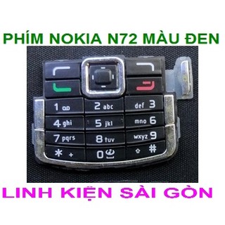 Phím nokia n72 màu đen