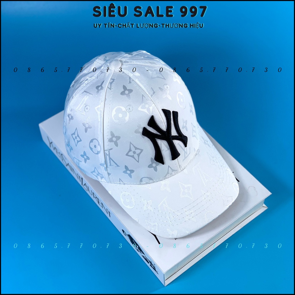 MŨ LƯỠI TRAI CHẤT VẢI GẤM THÊU LOGO N -YY CAO CẤP THỜI TRANG NAM NỮ SIÊU ĐẸP