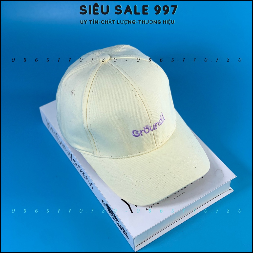 MŨ LƯỠI TRAI NAM NỮ THÊU GROUND!, NÓN KẾT PHỐI MÀU SIÊU ĐẸP HÀNG UNISEX