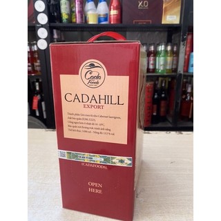 Vang đỏ Đà Lạt CADAHILL EXPORT  Cabernet Sauvignon13.5% 3 Lít