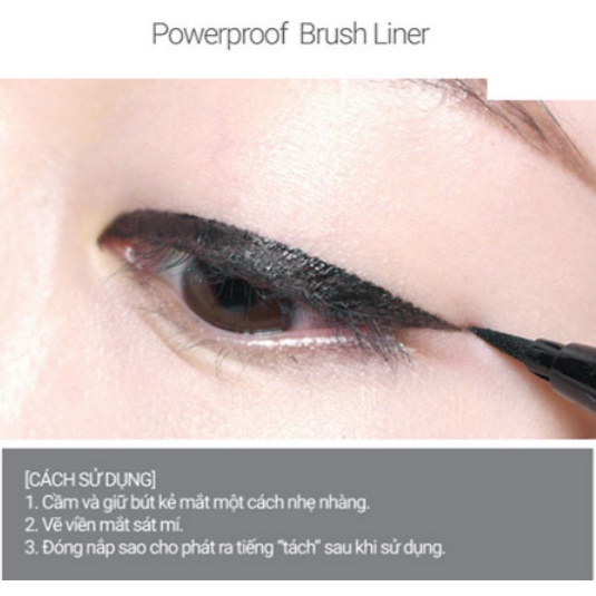 Bút Kẻ Mắt Nước INNISFREE Powerproof Brush Liner 10ml