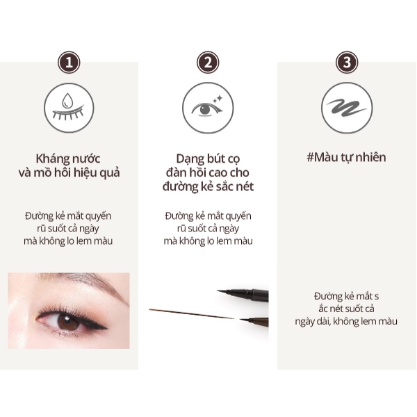 Bút Kẻ Mắt Nước INNISFREE Powerproof Brush Liner 10ml