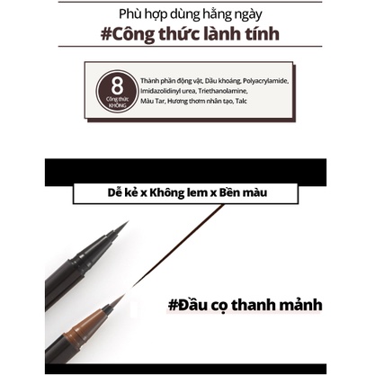 Bút Kẻ Mắt Nước INNISFREE Powerproof Brush Liner 10ml