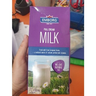 Sữa Tươi Nguyên Chất Tiệt Trùng Nguyên Kem hiệu Emborg (1L)