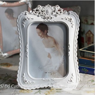 Bộ 4 khung ảnh hoa trắng