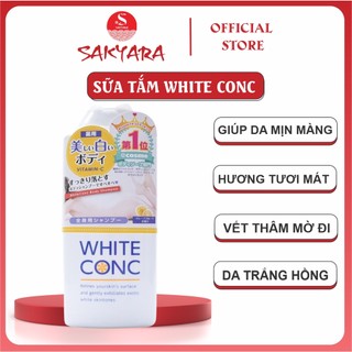 Sữa Tắm Dưỡng Da White Conc Body Nội Địa Nhật Bản 360ml Sữa Tắm Trắng Da Toàn thân