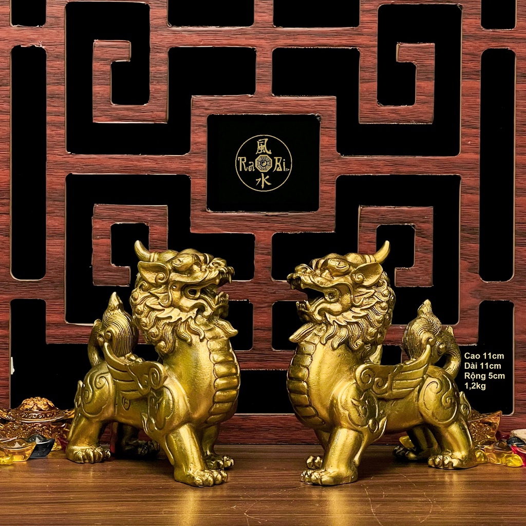 Tỳ Hưu Đồng Vàng - Tượng Đồng Phong Thủy