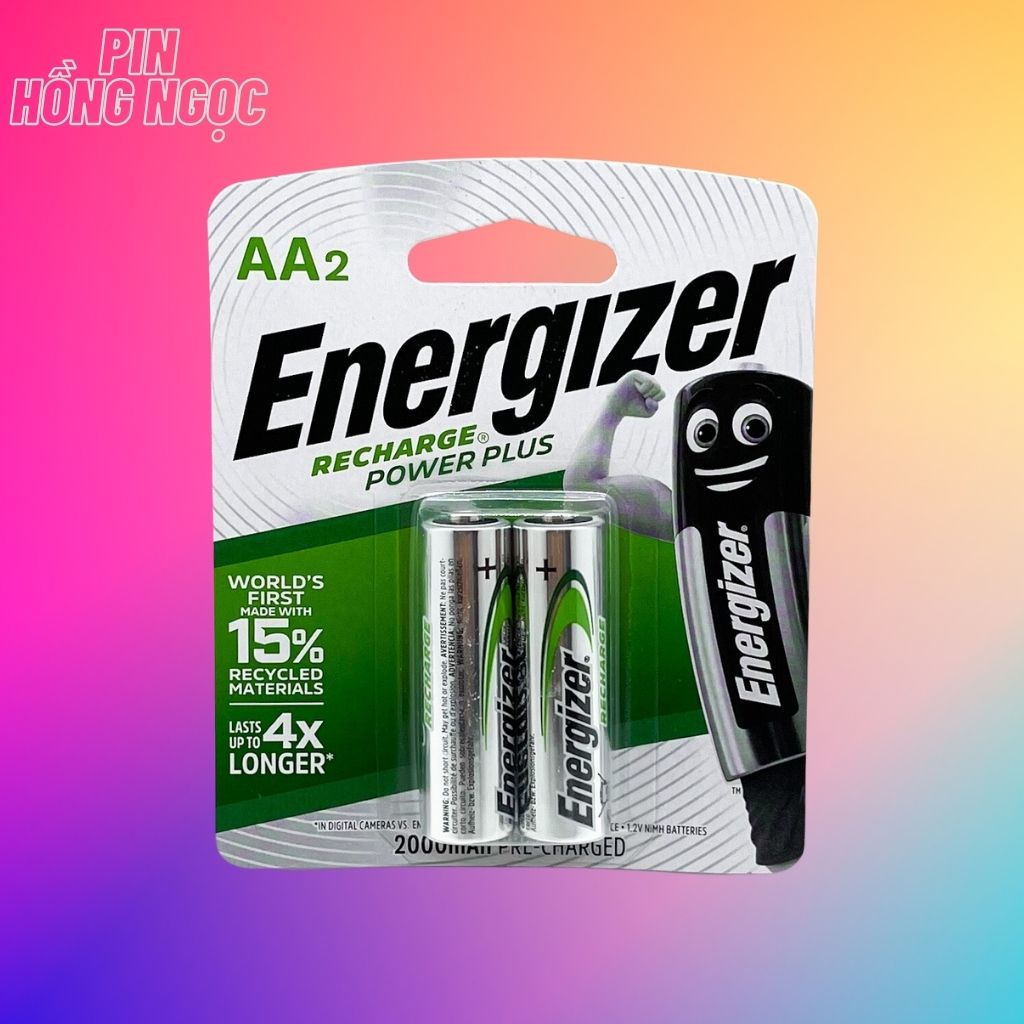 MÁY SẠC PIN ENERGIZER CHVCM4 MAXI - Có 4 cổng sạc AA-AAA, kèm 4 viên pin sạc AA 2000mAh - Hàng chính hãng