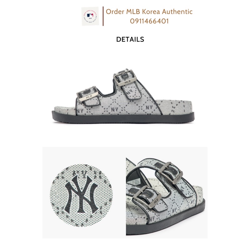 Dép MLB Chunky Sandal Dia Monogram 2023 chính hãng full tag