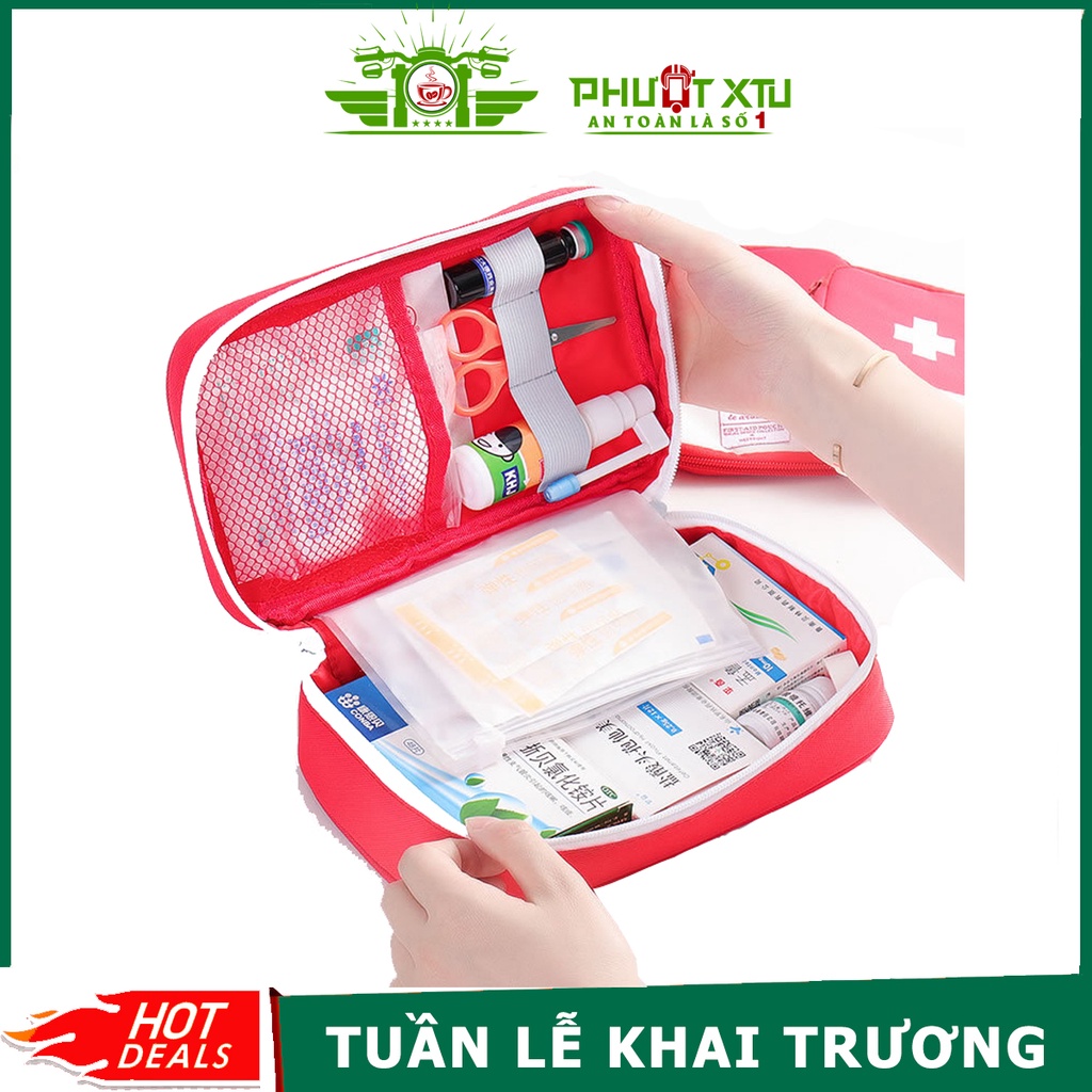 Túi sơ cấp cứu, cứu thương phòng chống y tế khẩn cấp khi đi du lịch bằng xe máy đường dài - Hội quán Phượt XTU khuyên dù