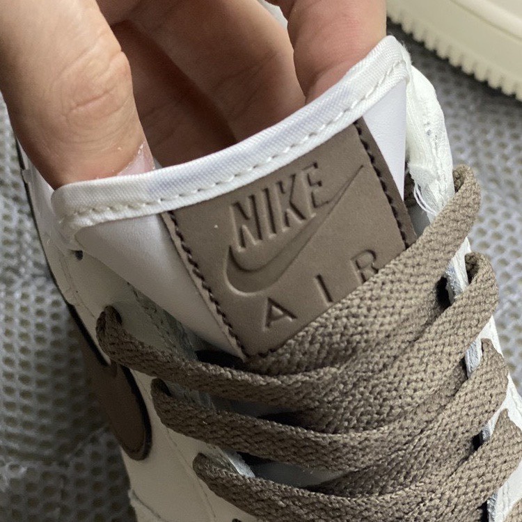 Giày AF1 vệt nâu bản trung, Sneaker Air Force 1 Bản xịn, full bill + box bảo vệ bảo hành 3 tháng