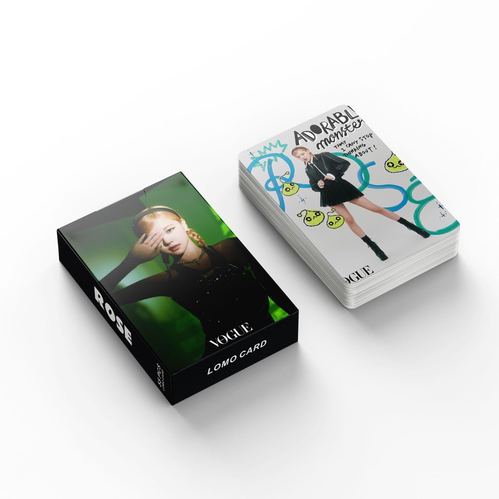 Set 55 lomo card Blackpink Rose VOGUE 2023