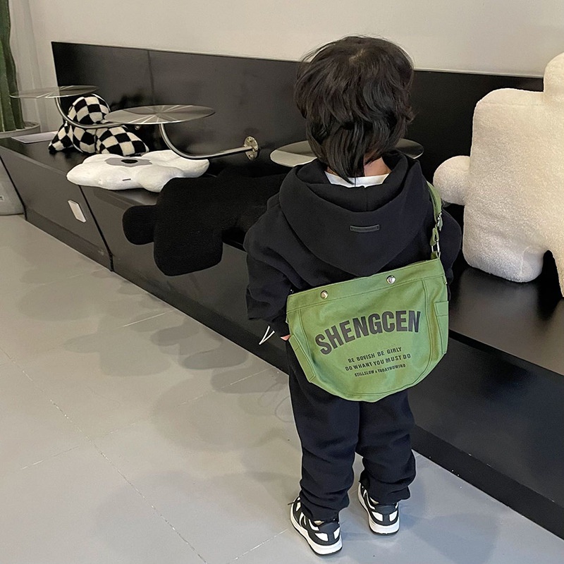 Túi vải đeo chéo cho bé trai và bé gái hàng quảng châu xịn