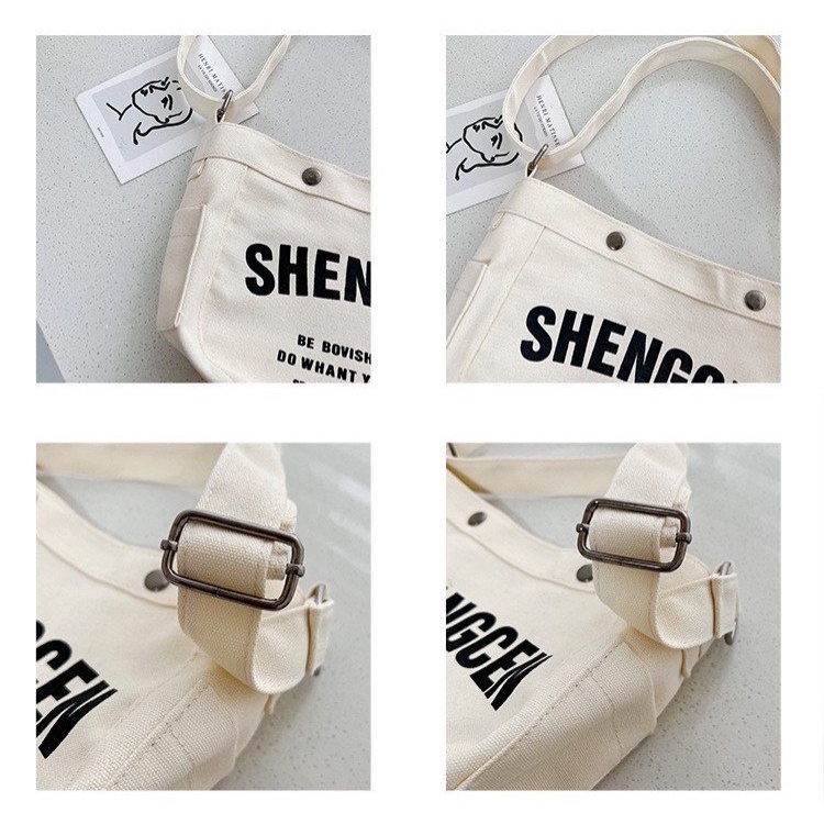 Túi vải đeo chéo cho bé trai và bé gái hàng quảng châu xịn