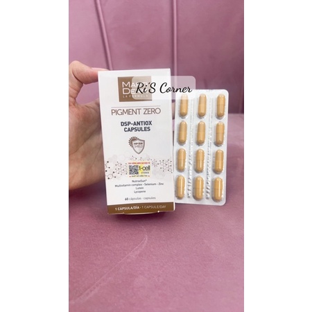 Viên uống chống nắng, làm sáng da - Martiderm pigment zero dsp antiox capsules (60 viên) Ricorner88