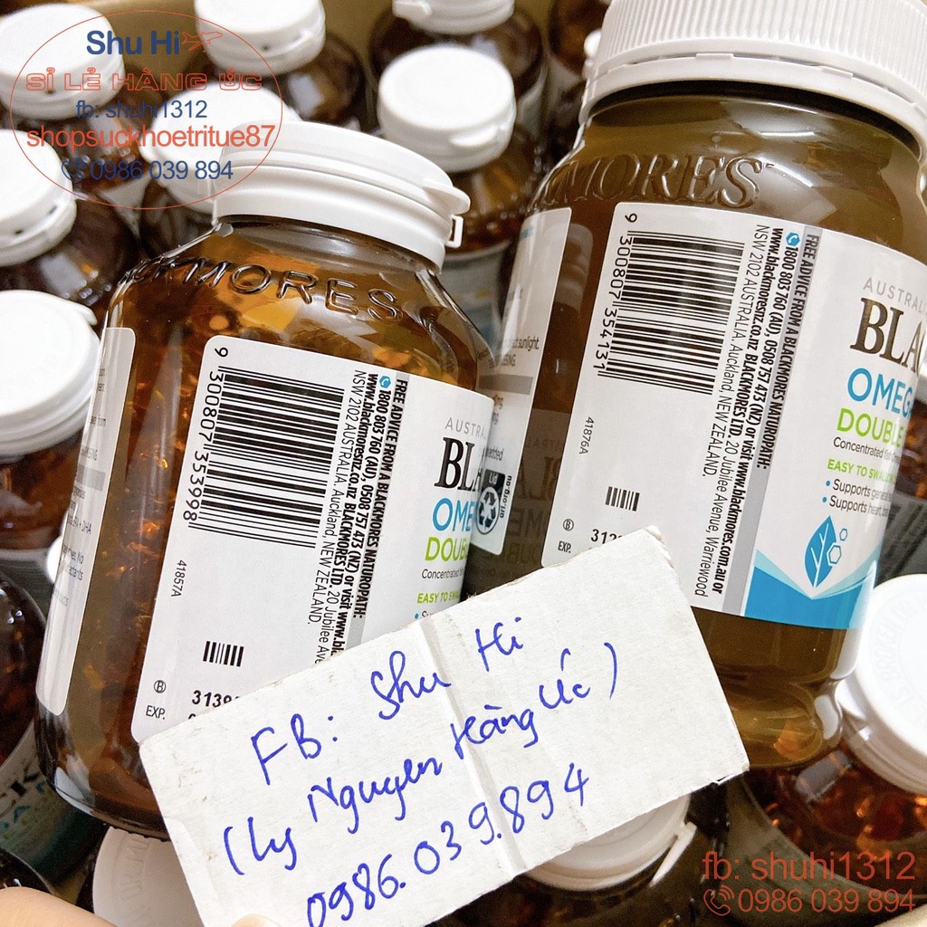 Dầu cá khử mùi, không mùi tanh viên nhỏ Blackmores Omega Mini Double Concentrate 200 viên, 400 viên, omega 3 blackmores