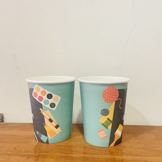 Ly giấy In Hoa 233ml- 10 Cái/Dây