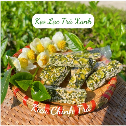 Kẹo Lạc Trà Xanh (Loại thường) - Kiều Chinh Trà