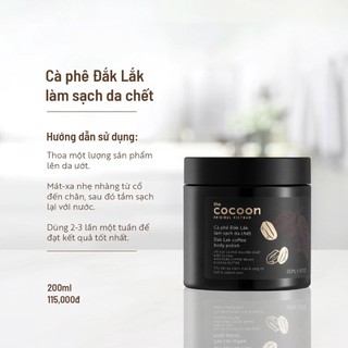 Tẩy Tế Bào Chết Cà Phê Đắk Lắk Cocoon