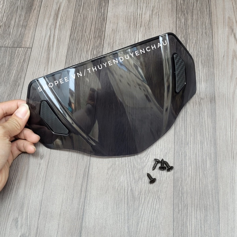 Kính Chắn Gió Xe Sirius Wave Exciter Winner Màu Khói