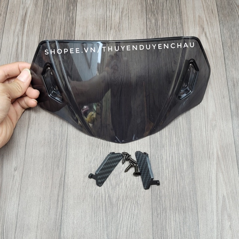 Kính Chắn Gió Xe Sirius Wave Exciter Winner Màu Khói