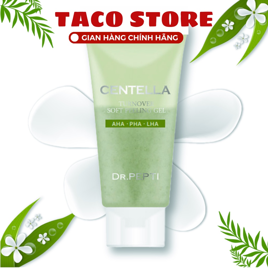 Gel Tẩy Tế Bào Chết Chiết Xuất Rau Má Dr.Pepti Centella Turnover Soft Peeling Gel 30ml