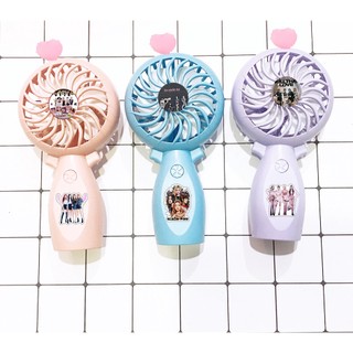 Quạt sạc blackpink QSI2 idol kpop blink quạt usb army hoạt hình