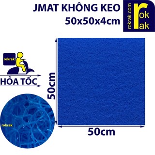 Jmat không keo / CÓ KEO - Bùi nhùi Nhật 50x50cm ROKRAK Vật liệu lọc bể cá