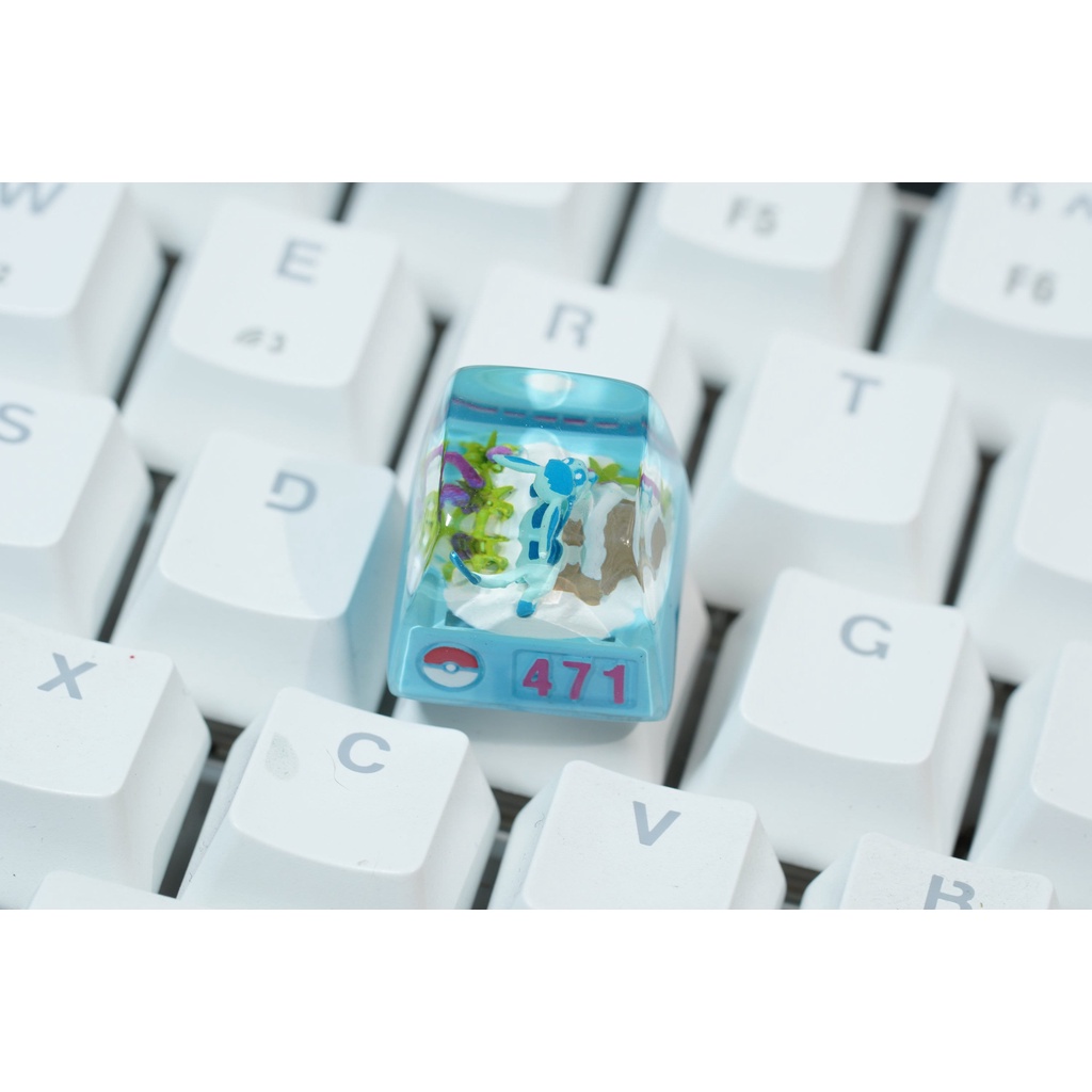 Glaceon Keycap resin pokemon - nút bàn phím cơ - artisan