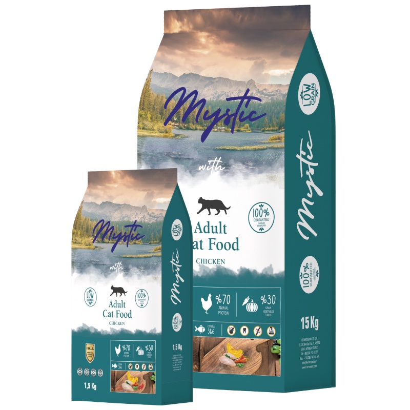 Hạt Mystic cho mèo trưởng thành - Các lựa chọn 1kg và 1,5kg