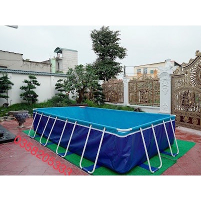 Bể bơi lắp ghép gia đình kích thước 7.3m x 2.7m x 1.2m