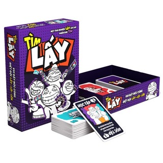 Boardgame tìm lấy - siêu lầy phiên bản tím - board game vn