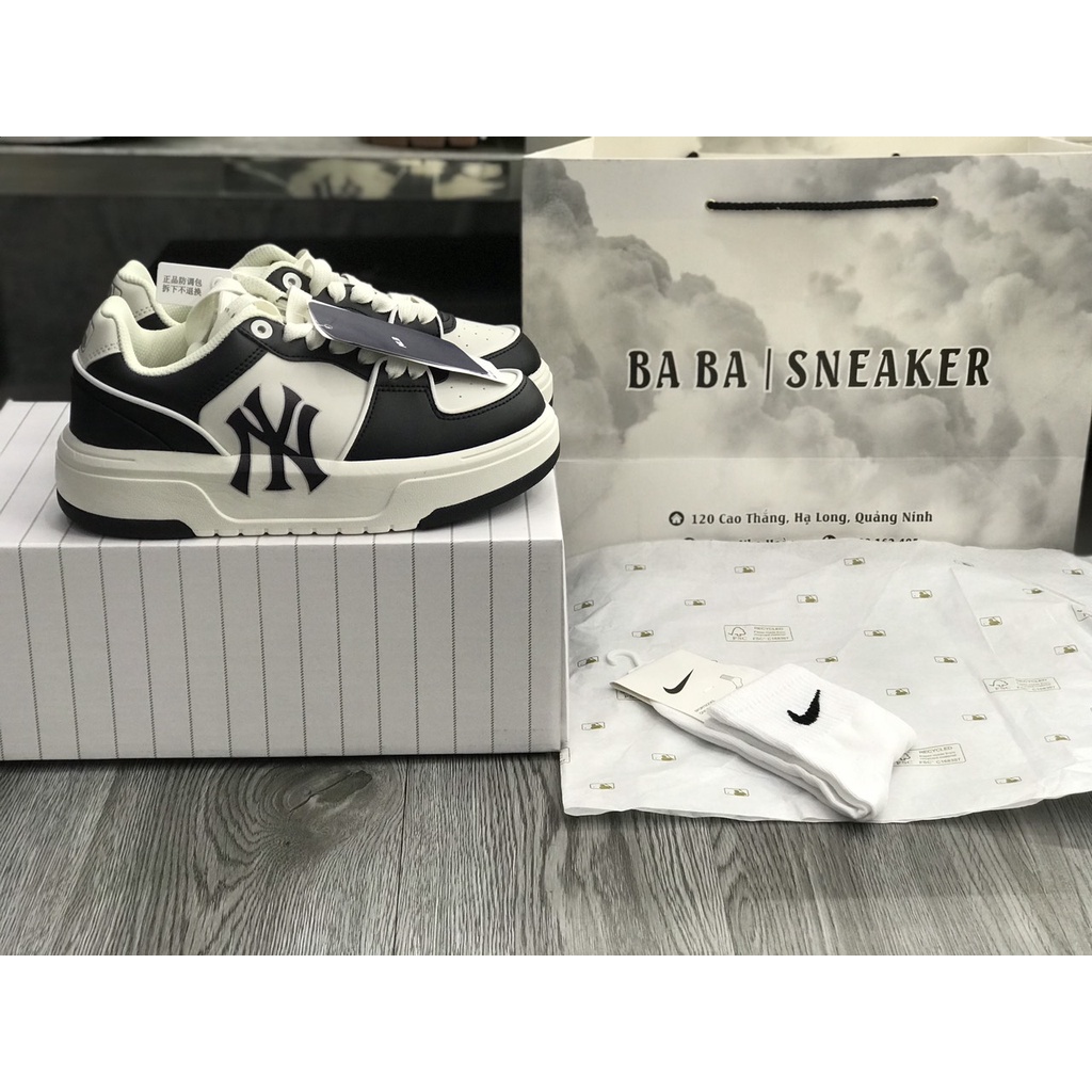 Siêu Phẩm Giày Thể Thao Sneaker ML/B CHUNKY LINER MÀU ĐEN VINTAGE 2023 BLACK SIêu Xinh Cao Cấp +Tặng Tất