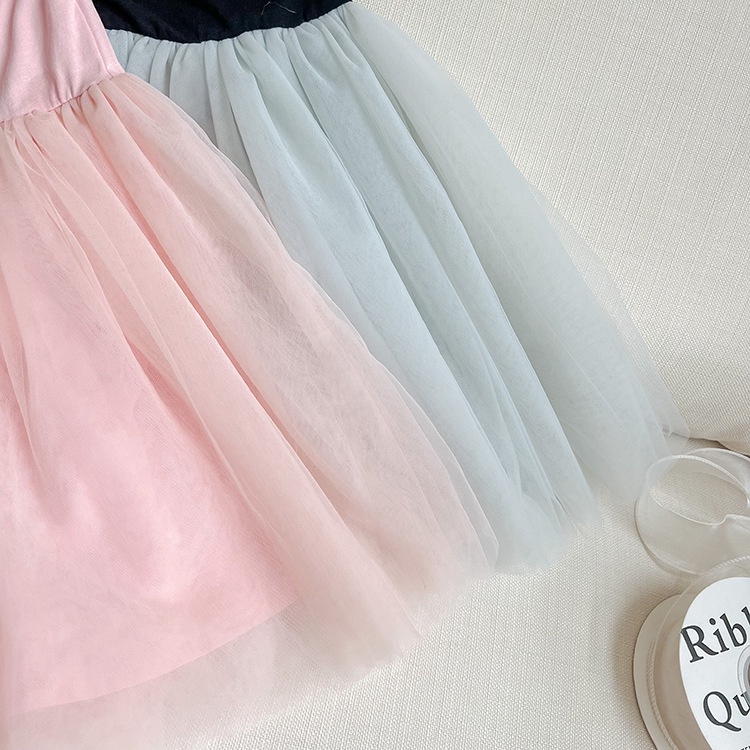 Váy công chúa trẻ em từ 8-35kg kiểu váy múa bale mùa hè tiểu thư sành điệu chính hãng Ambb Kids mã V111