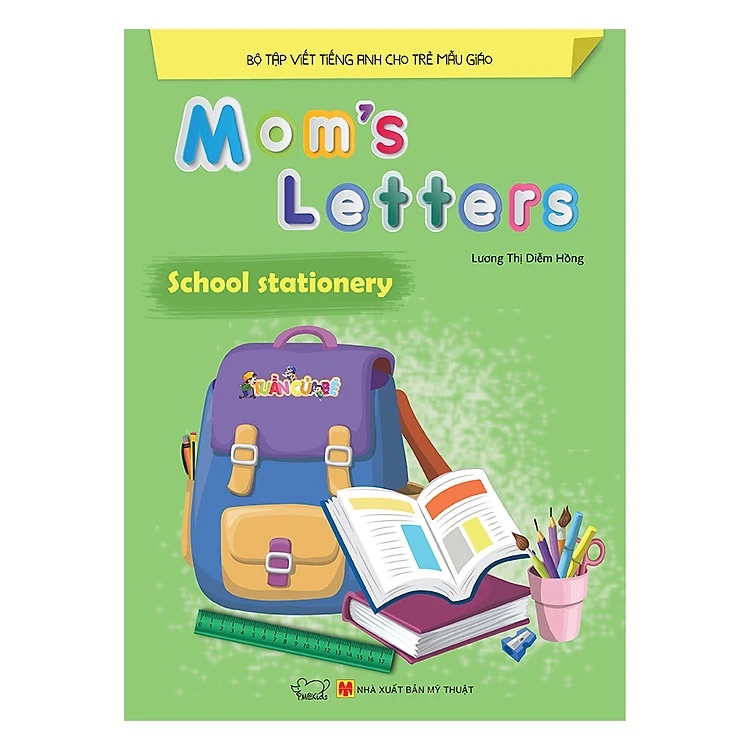 Sách - Tập Viết Tiếng Anh Cho Trẻ Mẫu Giáo - Combo 8 Cuốn Mom's letters
