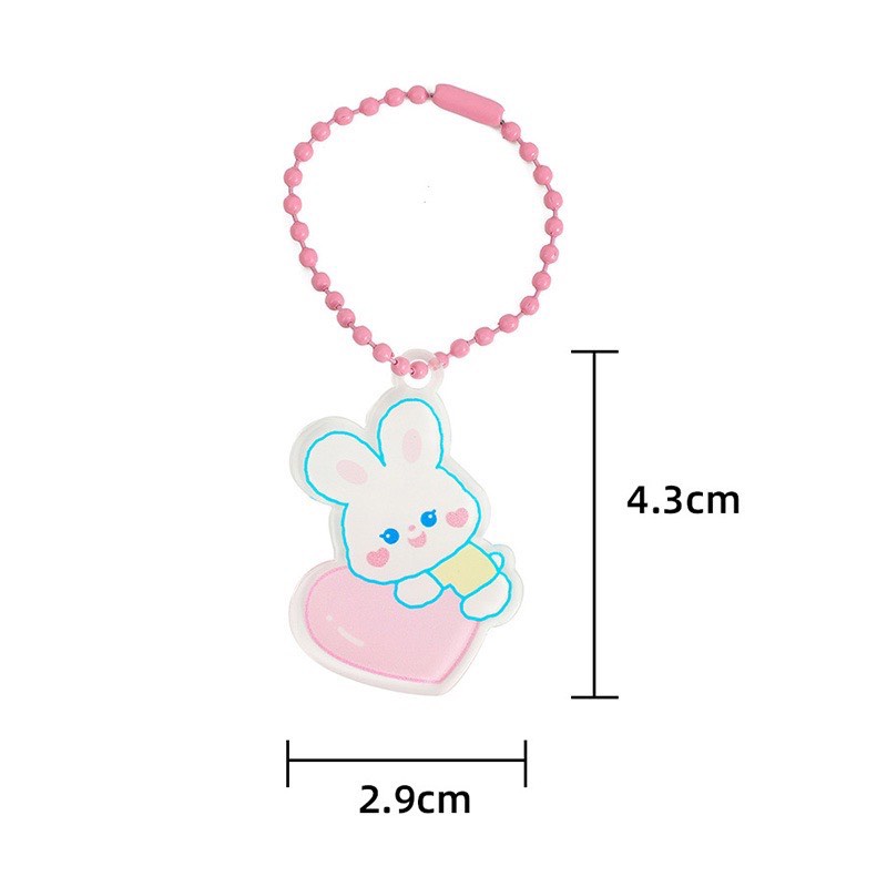 [MK09] Móc khóa acrylic keychain gấu thỏ đáng yêu