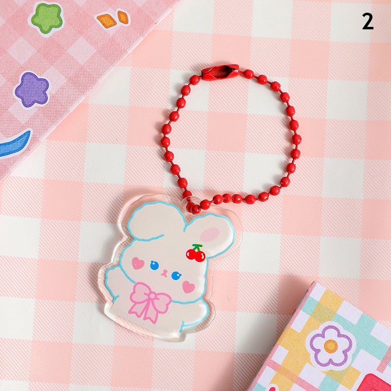 [MK09] Móc khóa acrylic keychain gấu thỏ đáng yêu