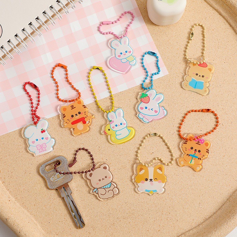 [MK09] Móc khóa acrylic keychain gấu thỏ đáng yêu