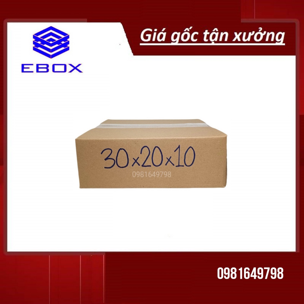 30x20x10 Hộp carton đóng hàng
