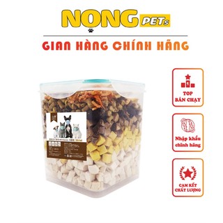 Thịt sấy khô/ Thức ăn sấy khô cho Chó Mèo hộp 680gr