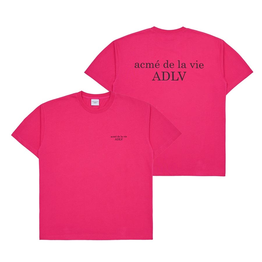 Áo thun ADLV basic hồng đậm đầy đủ tag mạc