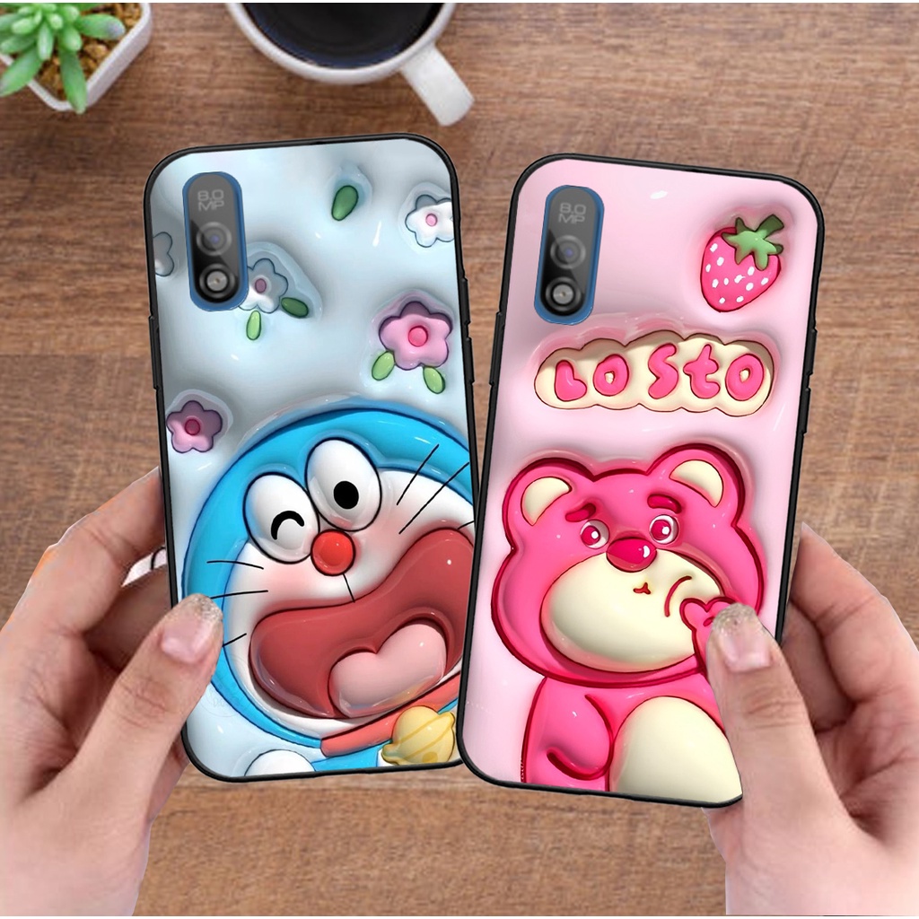 Ốp lưng Vsmart Bee / Bee 3 / Live in phẳng hình gấu hot trend cute