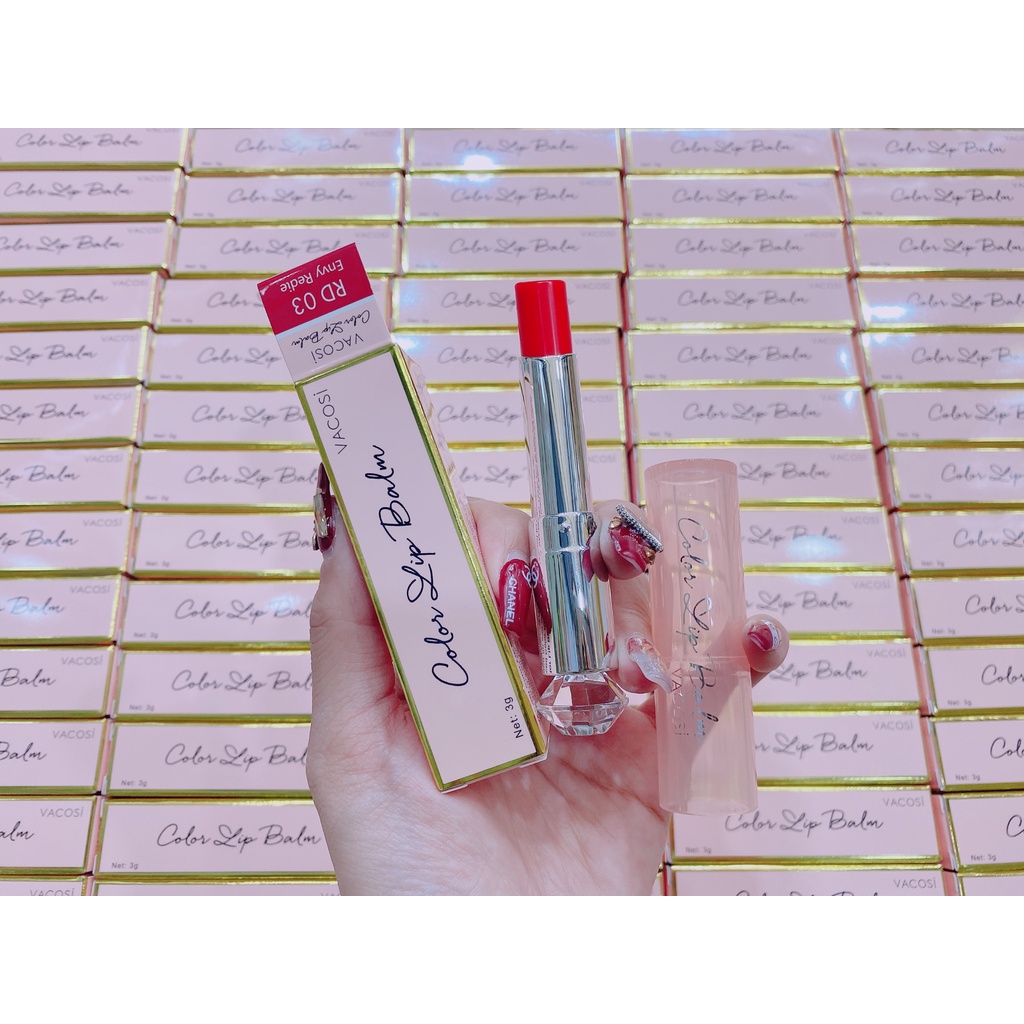 SON DƯỠNG CÓ MÀU VACOSI NATURAL STUDIO COLOR LIPBALM