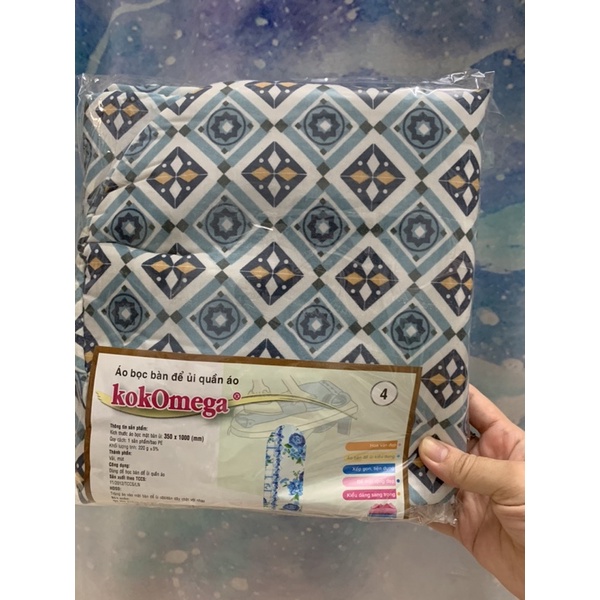 Áo bọc bàn để ủi quần áo Kokomega ( k.thước 35x100)
