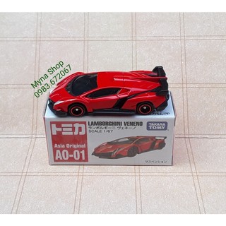Đồ chơi mô hình tĩnh xe tomica, No.AO-01 Lambor Veneno