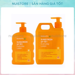 Kem chống nắng Woolworths Everyday Sunscreen SPF 50+ 500ml 1L