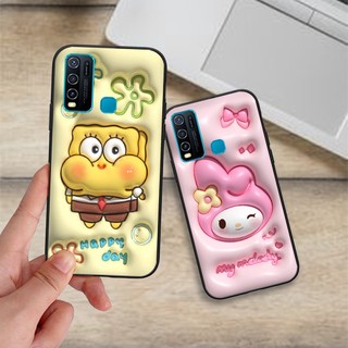 Ốp lưng Vivo Y30 / Y50 in phẳng hình gấu hot trend cute