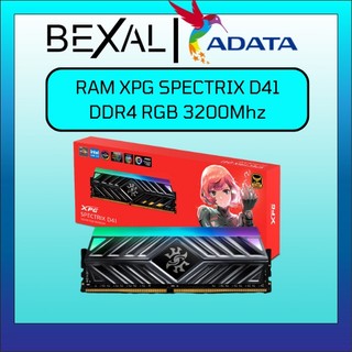 Ram ddr4 8g /16g spectrix d41 bus 3200mhz, ram xám led xpg adata bexal ad09