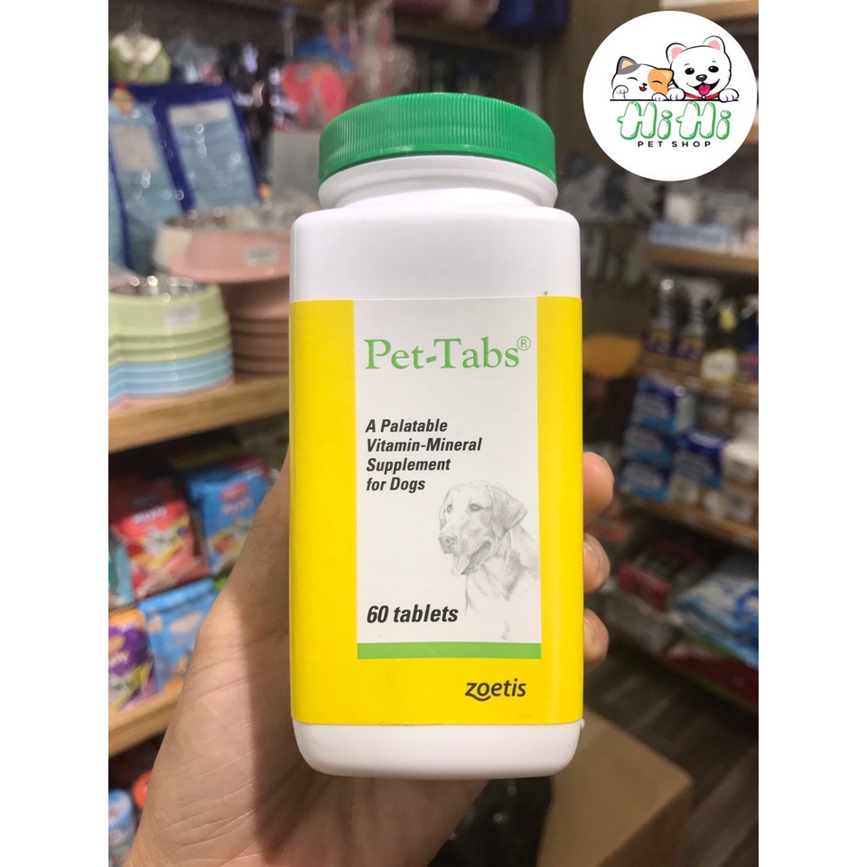 Viên Nhai Pet-Tabs bổ sung Khoáng & Vitamins thiết yếu cho chó mèo viên lẻ